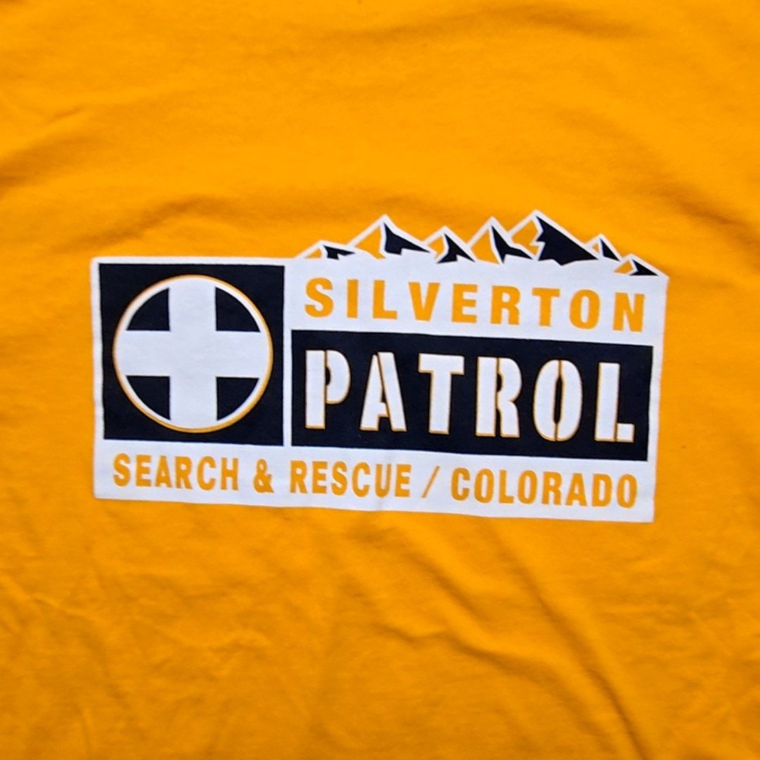 Hanes Vintage Silverton Patrol Search Rescue Yellow Small Tee Size US S / EU 44-46 / 1 - 5 Thumbnail