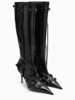 image of Balenciaga O1D2Blof0124 Boot In Black, Women's (Size 8)