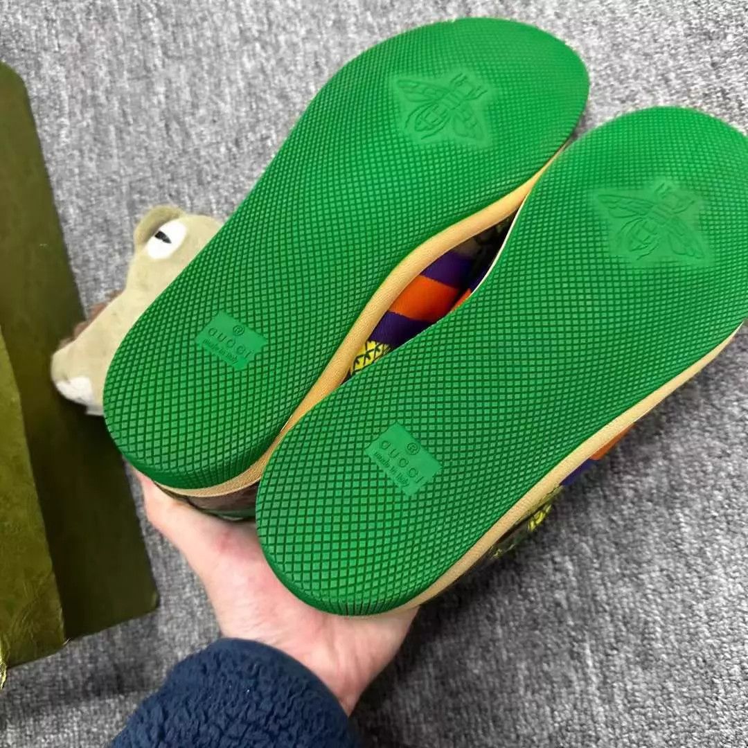 Gucci Gucci Distressed GG Pineapple Sneaker 43.5 EU New with Box Size US 10.5 / EU 43-44 - 6 Thumbnail