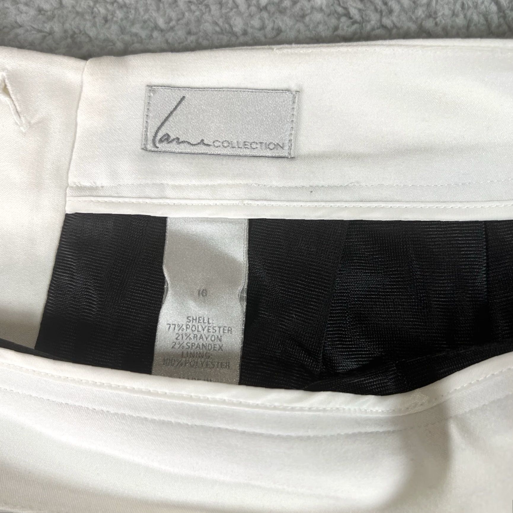 Vintage VINTAGE Lane Bryant Skirt Womens 16 Black White Striped Elastic Waist Midi A-Line Pockets NWT Adjustable Stretch Size 38" / US 16 / IT 52 - 4 Thumbnail
