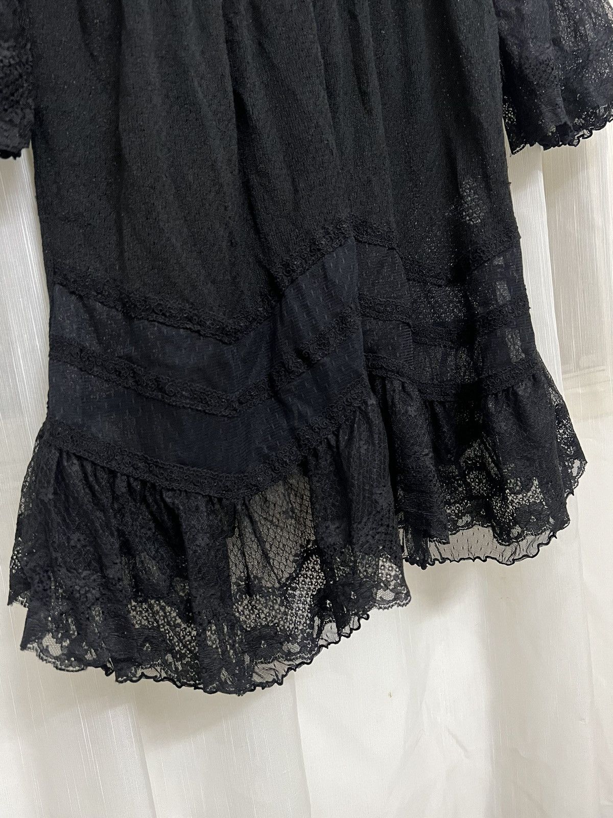 LIZ LISA Axes Femme black lace mesh cardigan 🖤🥀 Size ONE SIZE - 11 Thumbnail