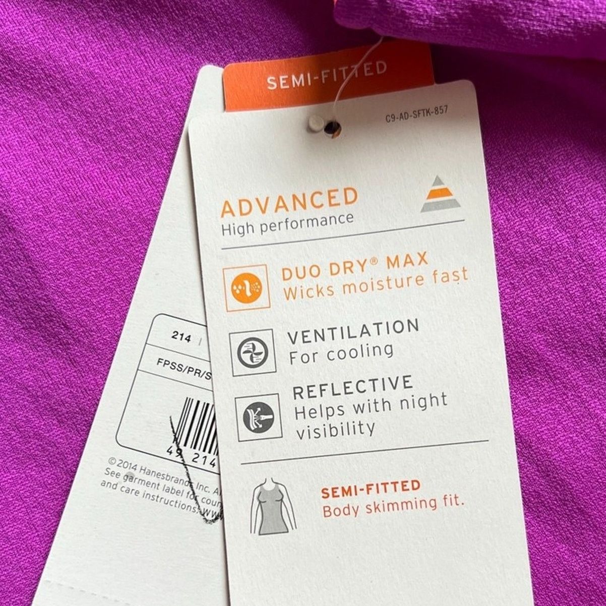 Champion Champion Duo Dry Max Fuschia/Peach Pink Tank Top, XS Size XS / US 0-2 / IT 36-38 - 6 Thumbnail