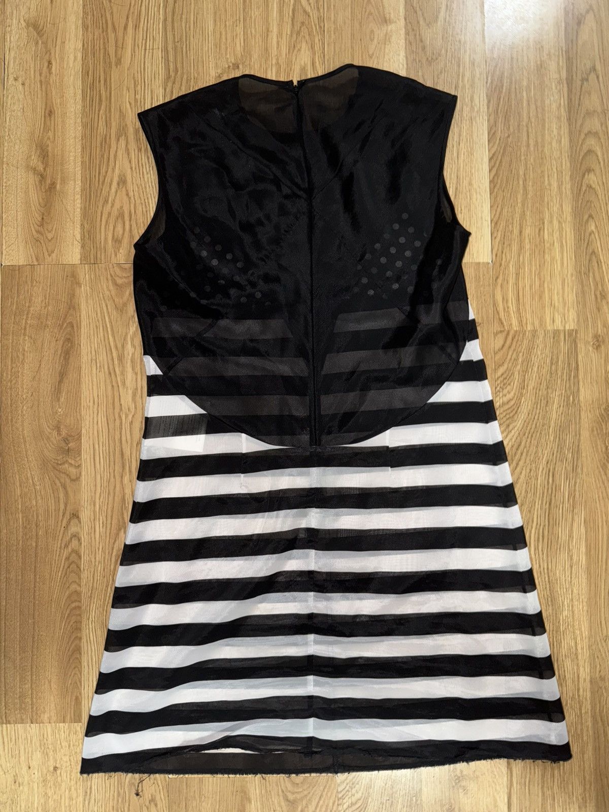 Junya Watanabe JUNYA WATANABE SS04 POLKA/STRIP DRESS Size M / US 6-8 / IT 42-44 - 3 Thumbnail