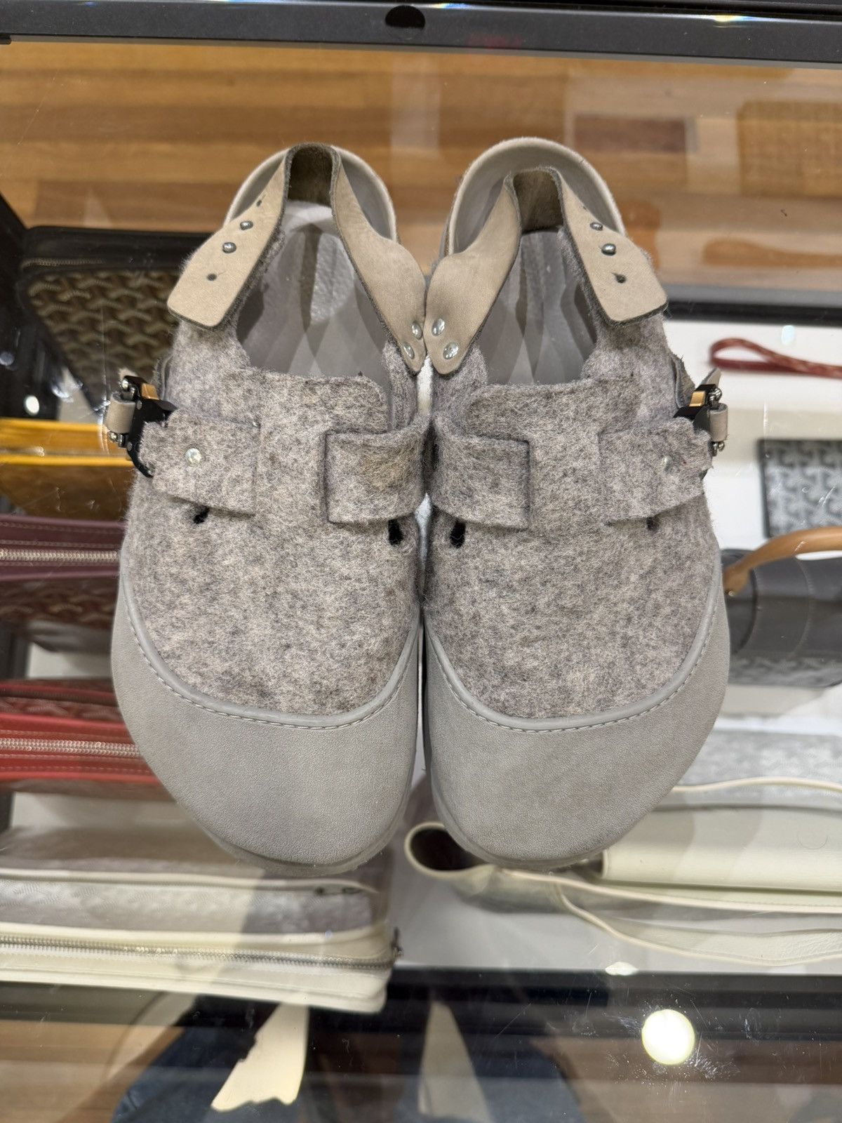 Dior Dior x Birkenstock Felt Clog - Grey Size US 9 / EU 42 - 6 Thumbnail