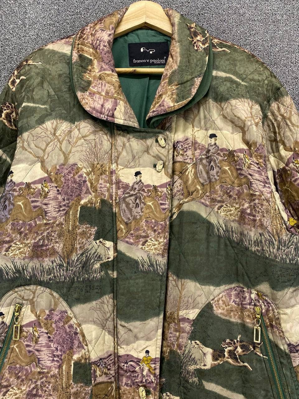 Paoloni Vintage Franca V Paoloni Rare Art Design Jacket Size M / US 6-8 / IT 42-44 - 5 Thumbnail
