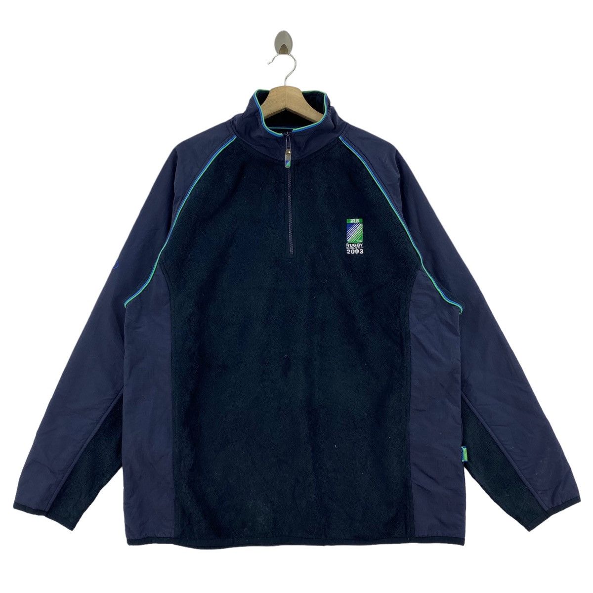 Other RUGBY WORLD CUP 2003 Line-7 Embrodired Logo Half Zipper Size US XXL / EU 58 / 5 - 1 Thumbnail