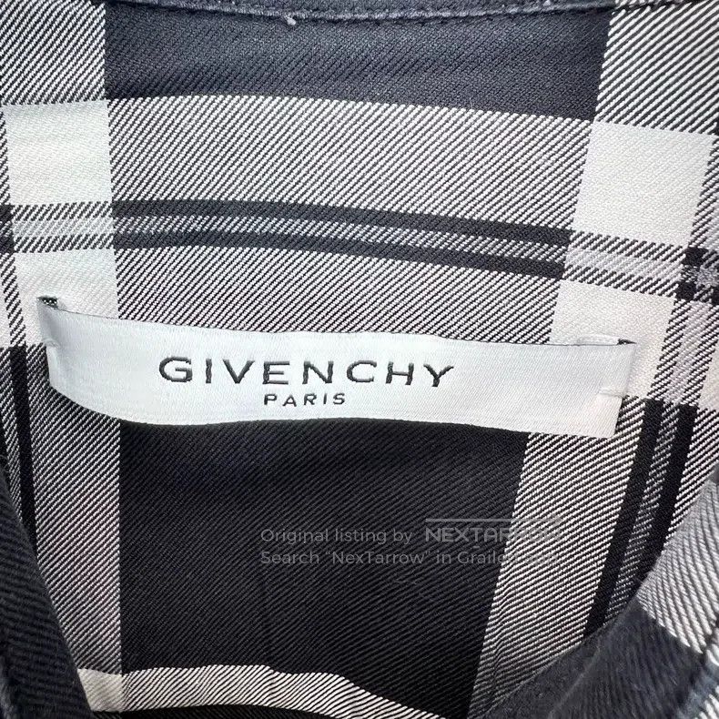 Givenchy Givenchy Size39 39 / Plaid Color Blocked Casual Shirt Size US M / EU 48-50 / 2 - 3 Thumbnail