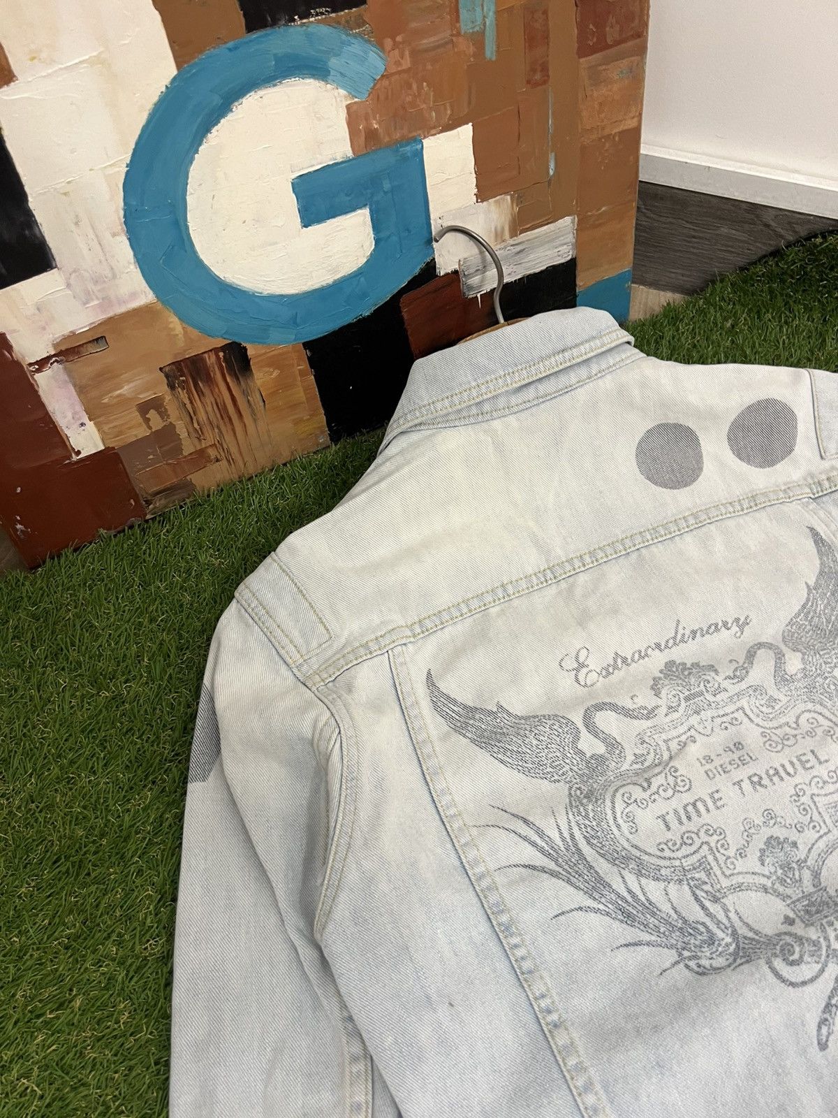Diesel × Vintage Diesel Vintage Denim Jacket Size S Size S / US 4 / IT 40 - 11 Thumbnail