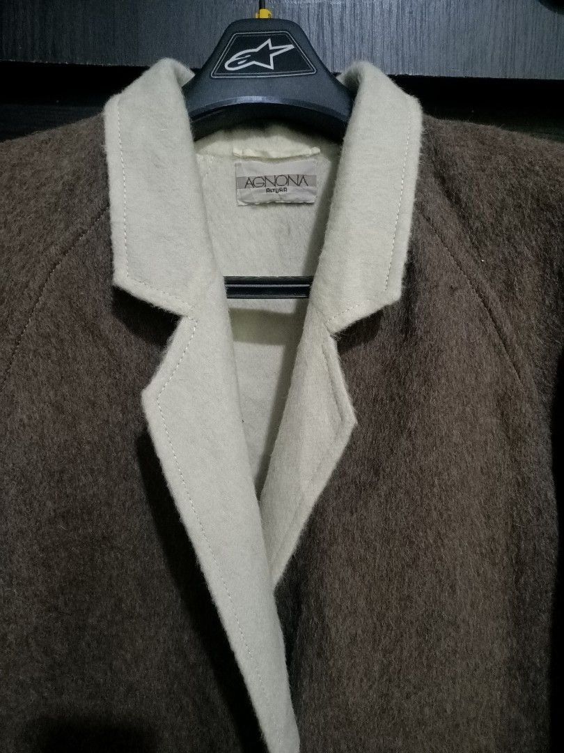 Agnona Vintage agnona altuna wool coat Size US M / EU 48-50 / 2 - 2 Thumbnail