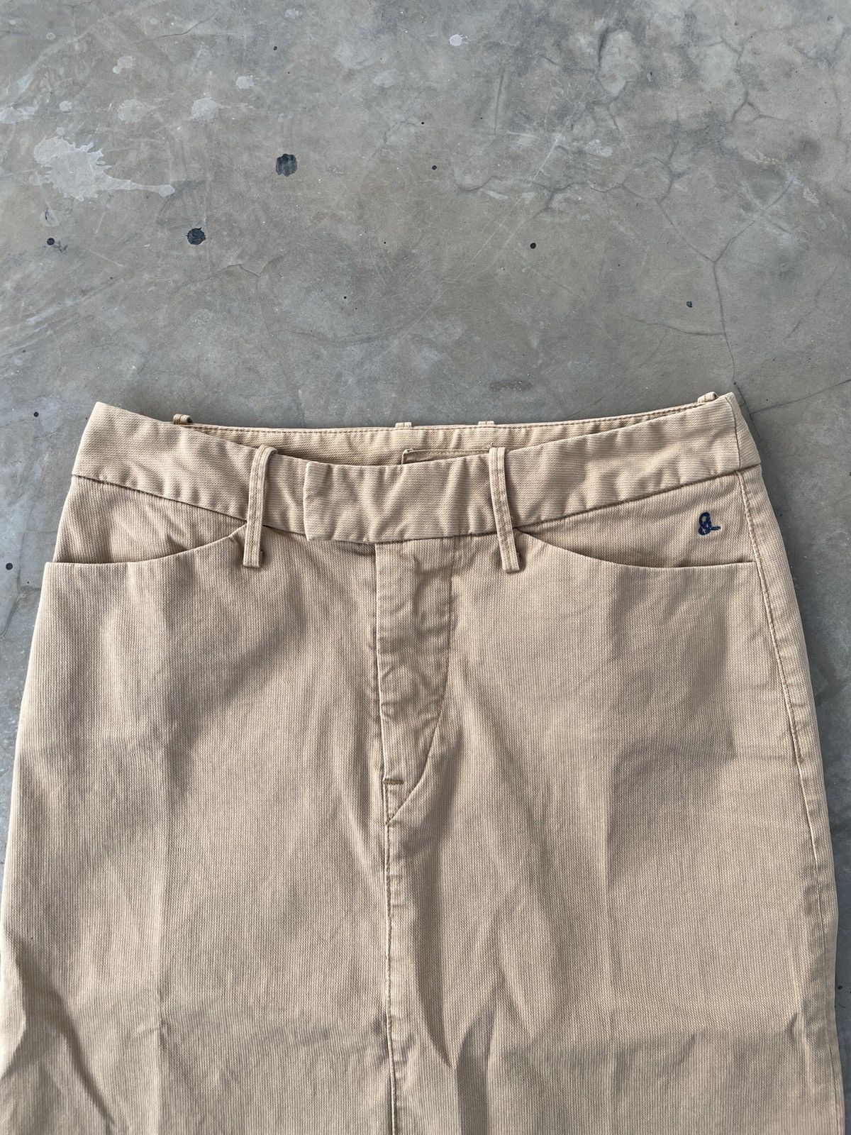 45rpm Vintage 45rpm Skirt Mini Brown Dyed Size 26" / US 2 / IT 38 - 2 Thumbnail