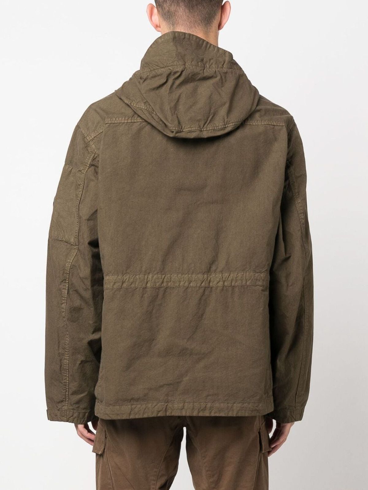 C.P. Company o1y1224 Logo Hooded Jacket in Military Green Size US L / EU 52-54 / 3 - 5 Thumbnail