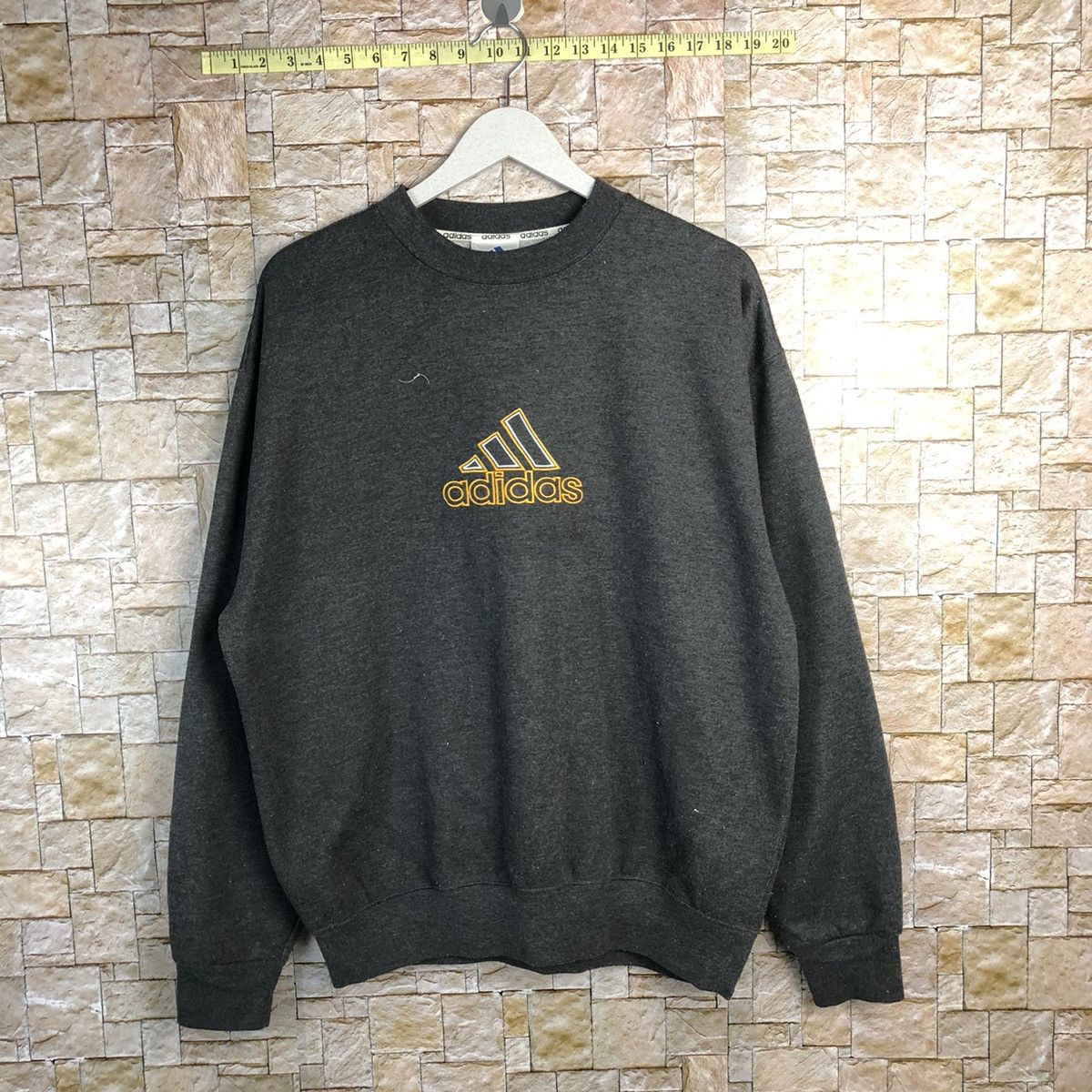 Adidas Adidas Grey Sweatshirt #A253 Size US L / EU 52-54 / 3 - 1 Thumbnail