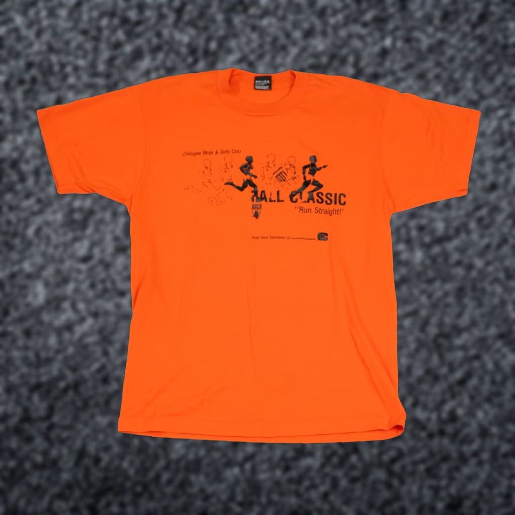Vintage VINTAGE Screen Stars T-Shirt Boys and Girls Club Size L Orange Short Sleeve Crew Neck 80s 90s Vintage Logo Single Stitch Size US L / EU 52-54 / 3 - 1 Thumbnail