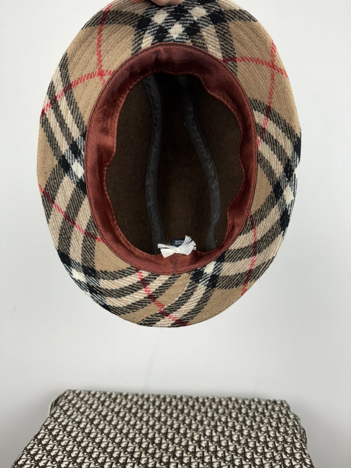 Burberry Vintage wool hat Burberry Nova Check original casual item Size ONE SIZE - 4 Thumbnail