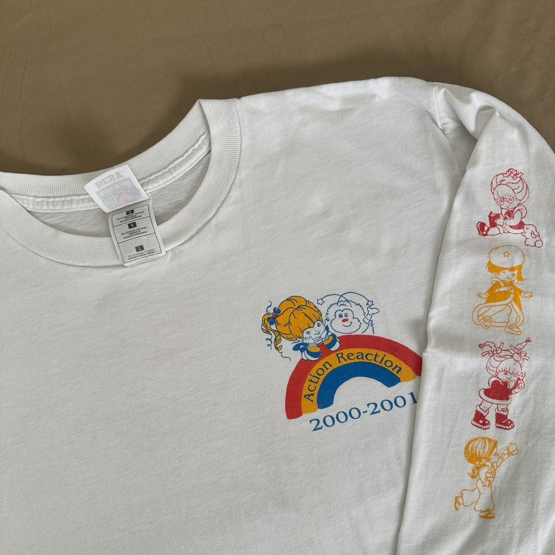 Fruit Of The Loom Vintage Y2K Rainbow Brite Twink Starlite T-Shirt Long Sleeve Size US L / EU 52-54 / 3 - 2 Thumbnail