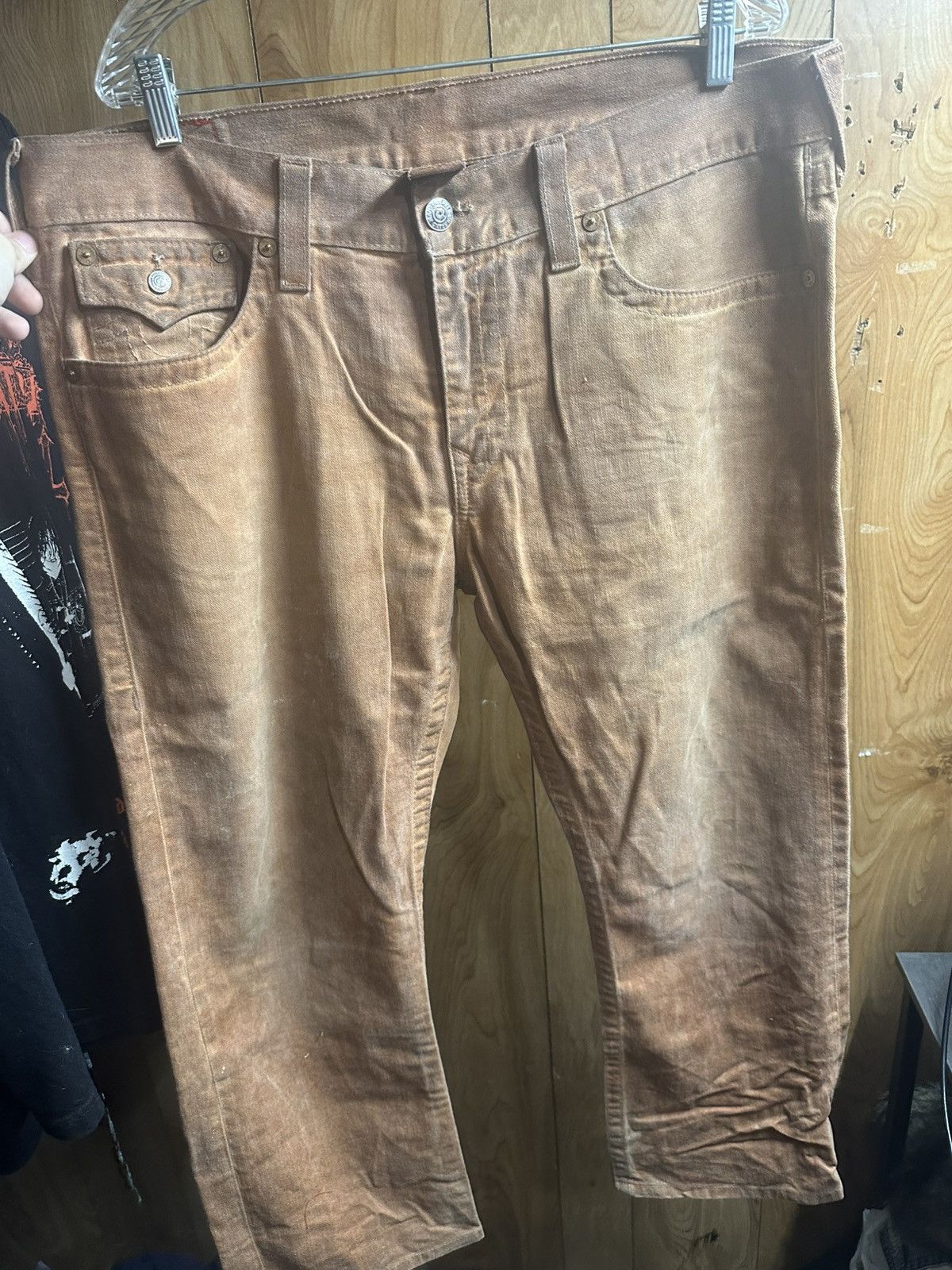 True Religion × Vintage Vintage Orange Dyed True Religion Jeans (Read Description) Size US 38 / EU 54 - 3 Thumbnail