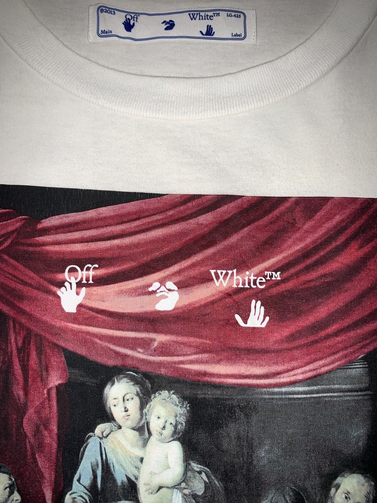 Off-White OFF-WHITE Caravaggio Painting Oversized Tee Size US M / EU 48-50 / 2 - 6 Thumbnail