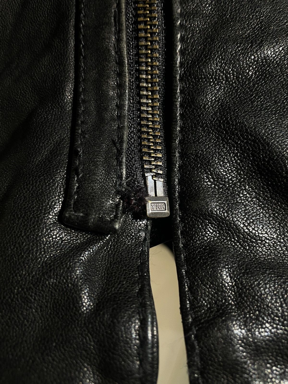 Neil Barrett Early 2000s Neil Barrett - Utility Goatskin Leather Jacket Size US L / EU 52-54 / 3 - 12 Thumbnail