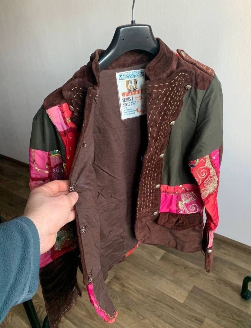 Guess Y2K GUESS AVANT GARDE Y2K PATCHWORK USA RETRO JACKET GLAMOUR Size M / US 6-8 / IT 42-44 - 12 Thumbnail