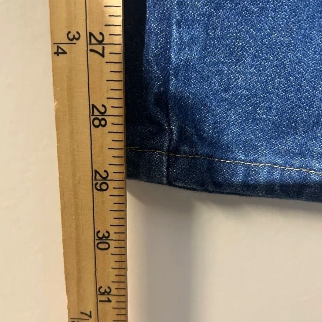 Wrangler VINTAGE Wrangler Western Cowboy Straight Leg Blue Denim Jeans Men 30x30 Jeans Mens Blue Denim Wrangler Straight Leg 30x30 Wrangler Jeans Mens Size US 30 / EU 46 - 5 Thumbnail