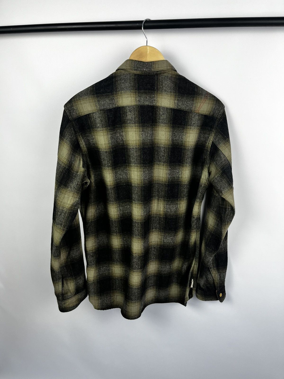 ANACHRONORM ANACHRONORM flannel leather shirt size m made japan Size US M / EU 48-50 / 2 - 9 Thumbnail