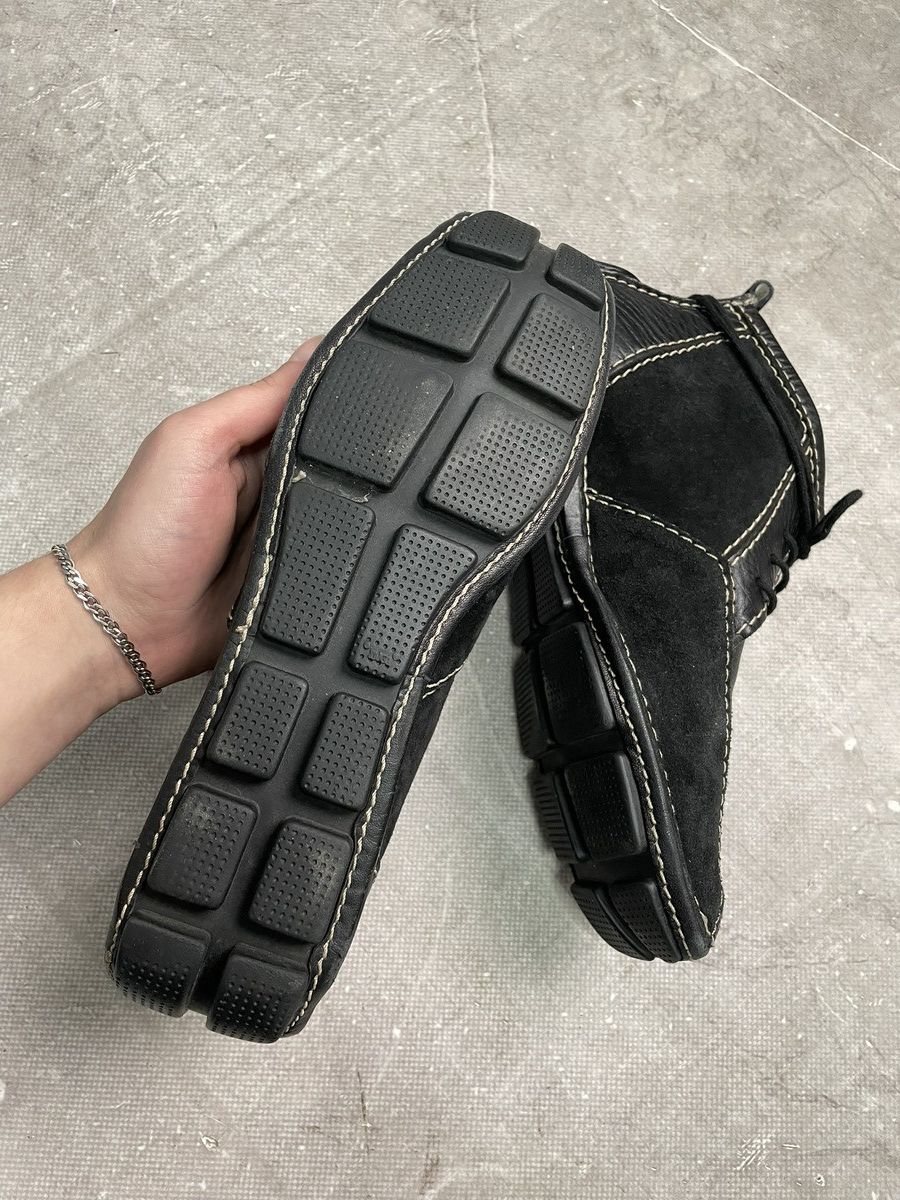 14th Addiction 14thaddiction style stitched leather lace up boots hype y2k Size US 8 / EU 41 - 9 Thumbnail
