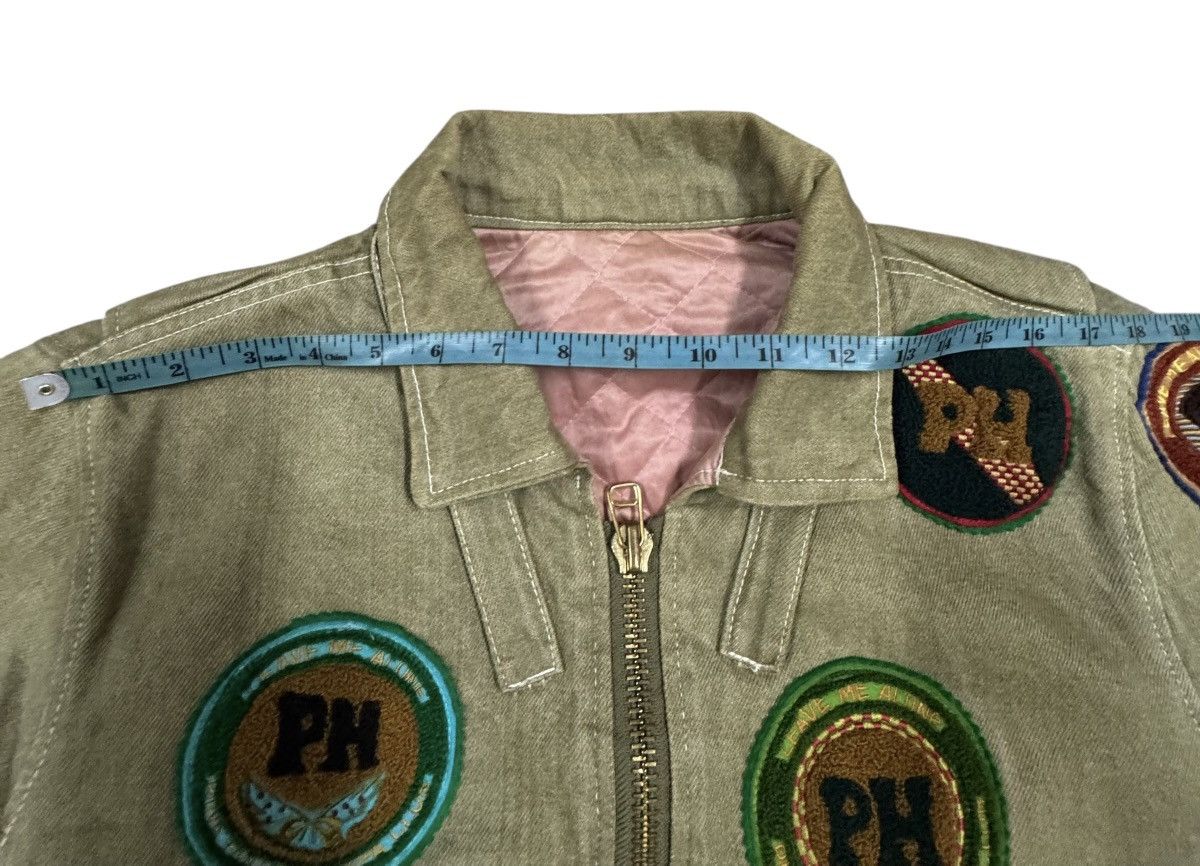 Karl Helmut Vtg🔥Pink House Karl Helmut Bomber Duck Canvas Bondage Jacket Size US M / EU 48-50 / 2 - 22 Thumbnail