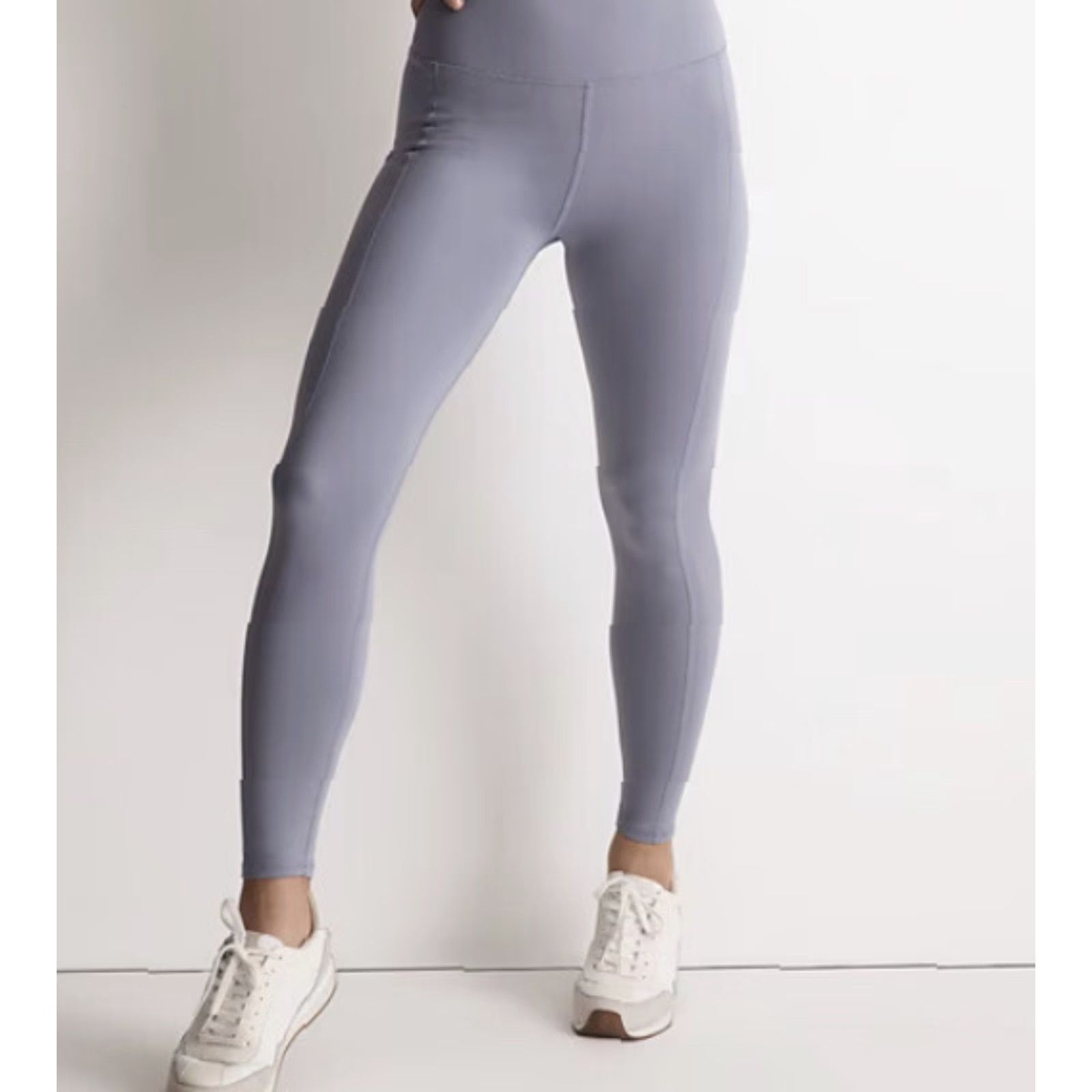 Madewell MWL Flex High-Rise 25" Leggings NWT NEW Dusk Peri Purple XS Women Leggings 22”x26” Casual Activewear Size 26" / US 2 / IT 38 - 3 Thumbnail
