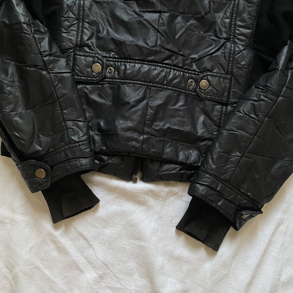 Dolce & Gabbana vintage 00s y2k Dolce Gabbana Architect Puffer Biker Jacket Size US M / EU 48-50 / 2 - 4 Thumbnail