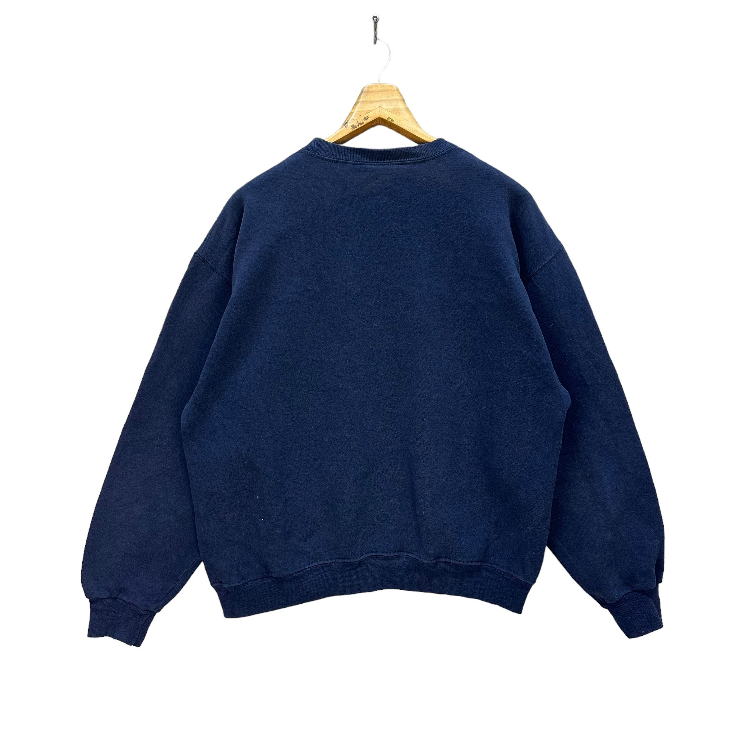 Russell Athletic VINTAGE PLAIN RUSSELL NAVY SWEATSHIRTS #8367-006 Size US L / EU 52-54 / 3 - 8 Thumbnail