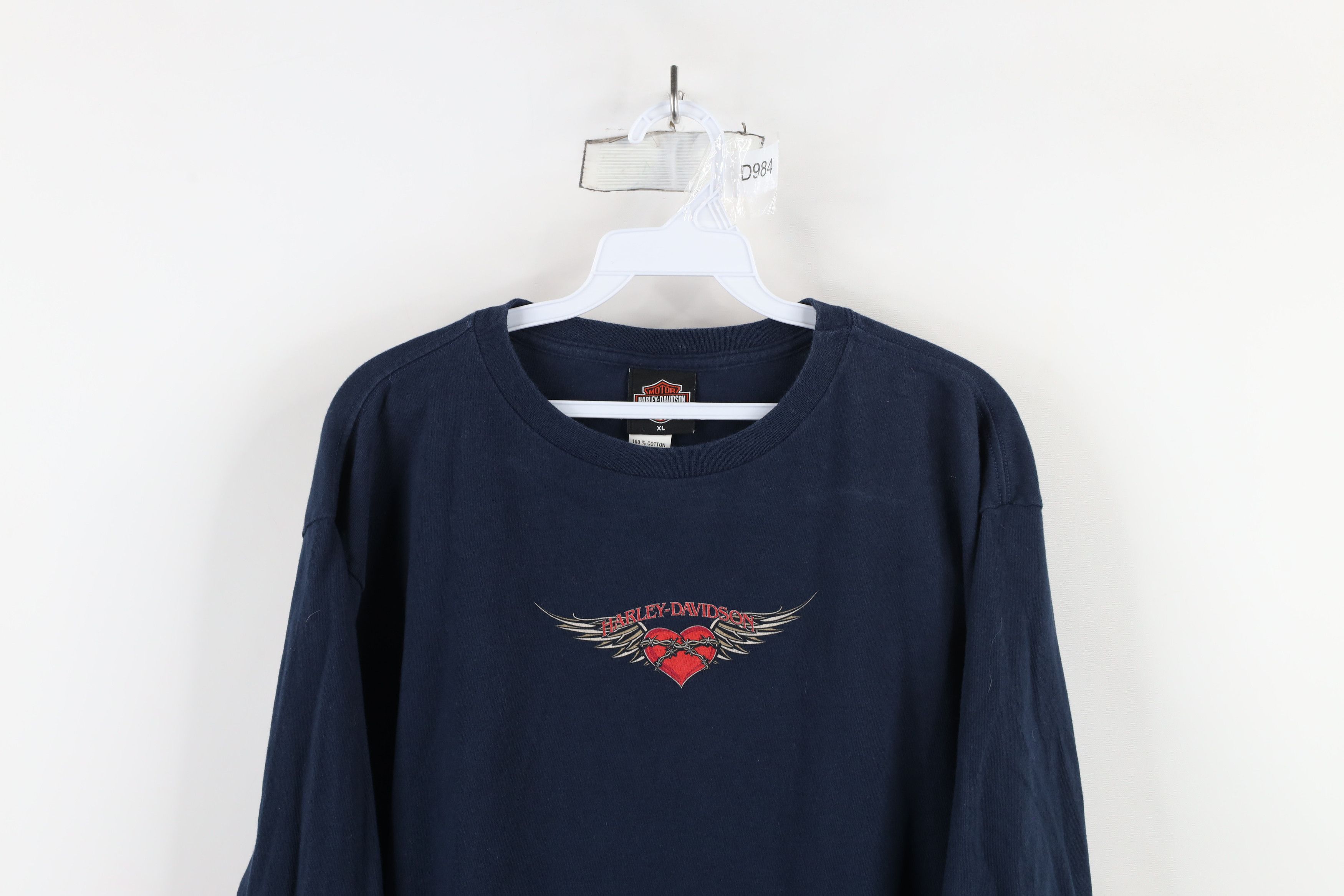 Harley Davidson × Vintage Vintage Y2K 2003 Harley Davidson Tribal T-Shirt Blue USA Size XL / US 12-14 / IT 48-50 - 2 Thumbnail