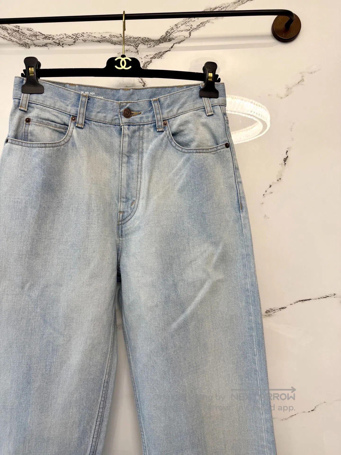 Celine Celine Light Blue Washed Denim Pants. Size 30" / US 8 / IT 44 - 2 Thumbnail