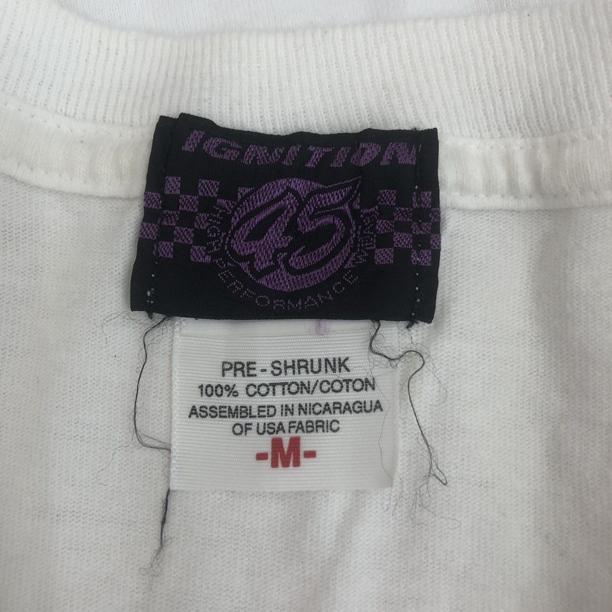 Vintage IGNITION 45 99.8% Motorcyclist Chopper Tee Shirt Top Size US M / EU 48-50 / 2 - 4 Thumbnail