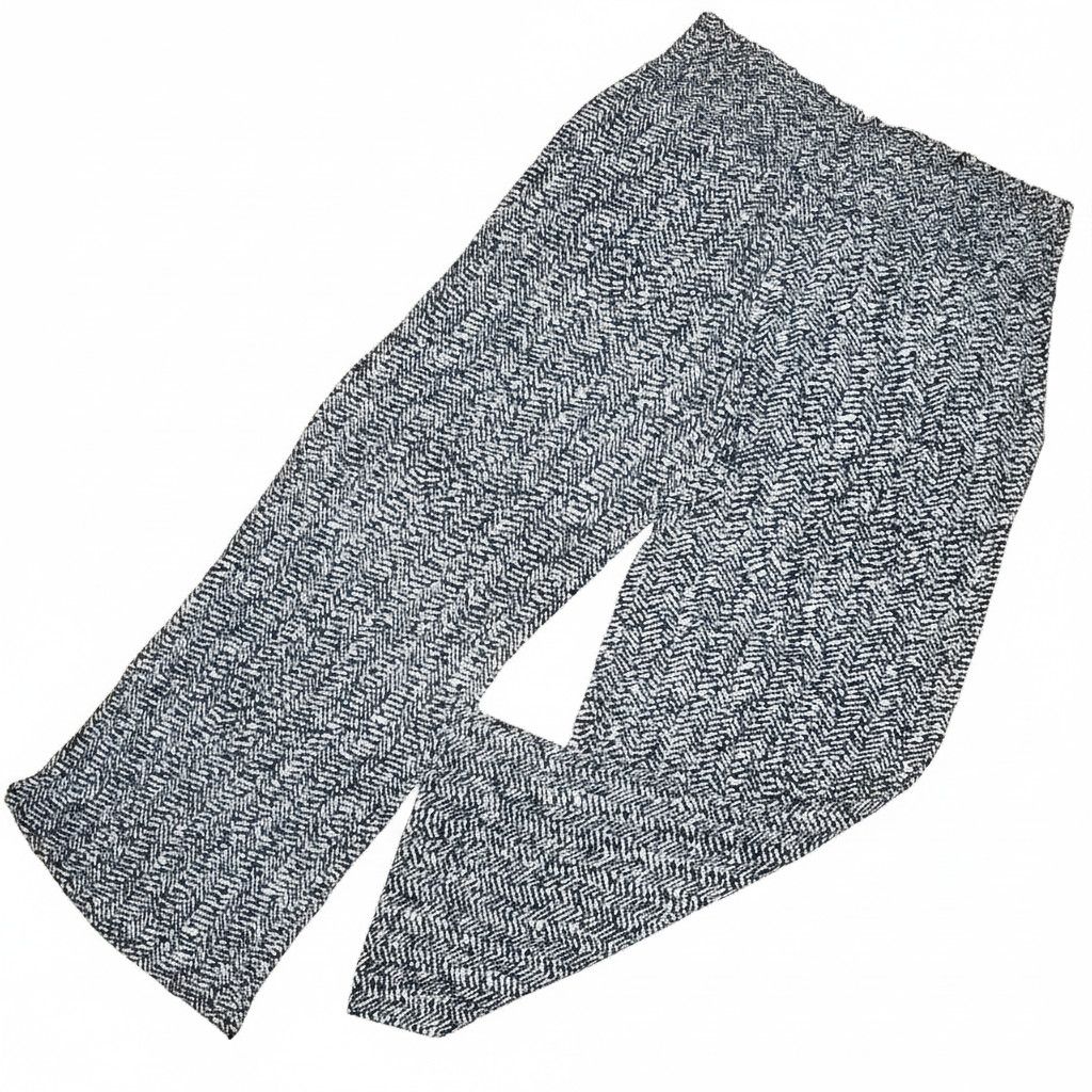 Other Three Dots Size L Pants Pilazzo Wide Leg Black White Herring Size 36" / US 14 / IT 50 - 2 Thumbnail