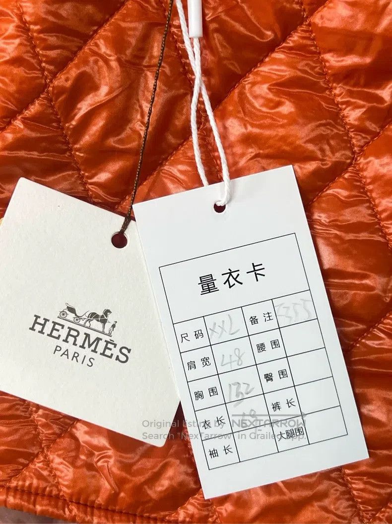 Hermes Hermes Orange cotton vest Size US XXL / EU 58 / 5 - 5 Thumbnail