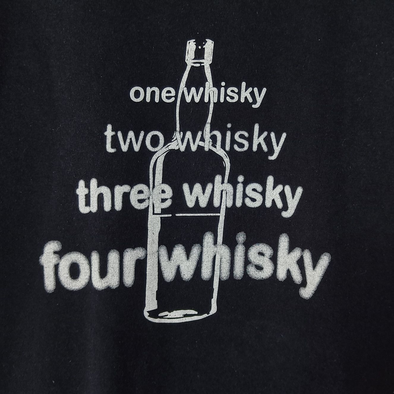 Vintage one more whiskey vintage funny t shirt stoned Size US L / EU 52-54 / 3 - 3 Thumbnail