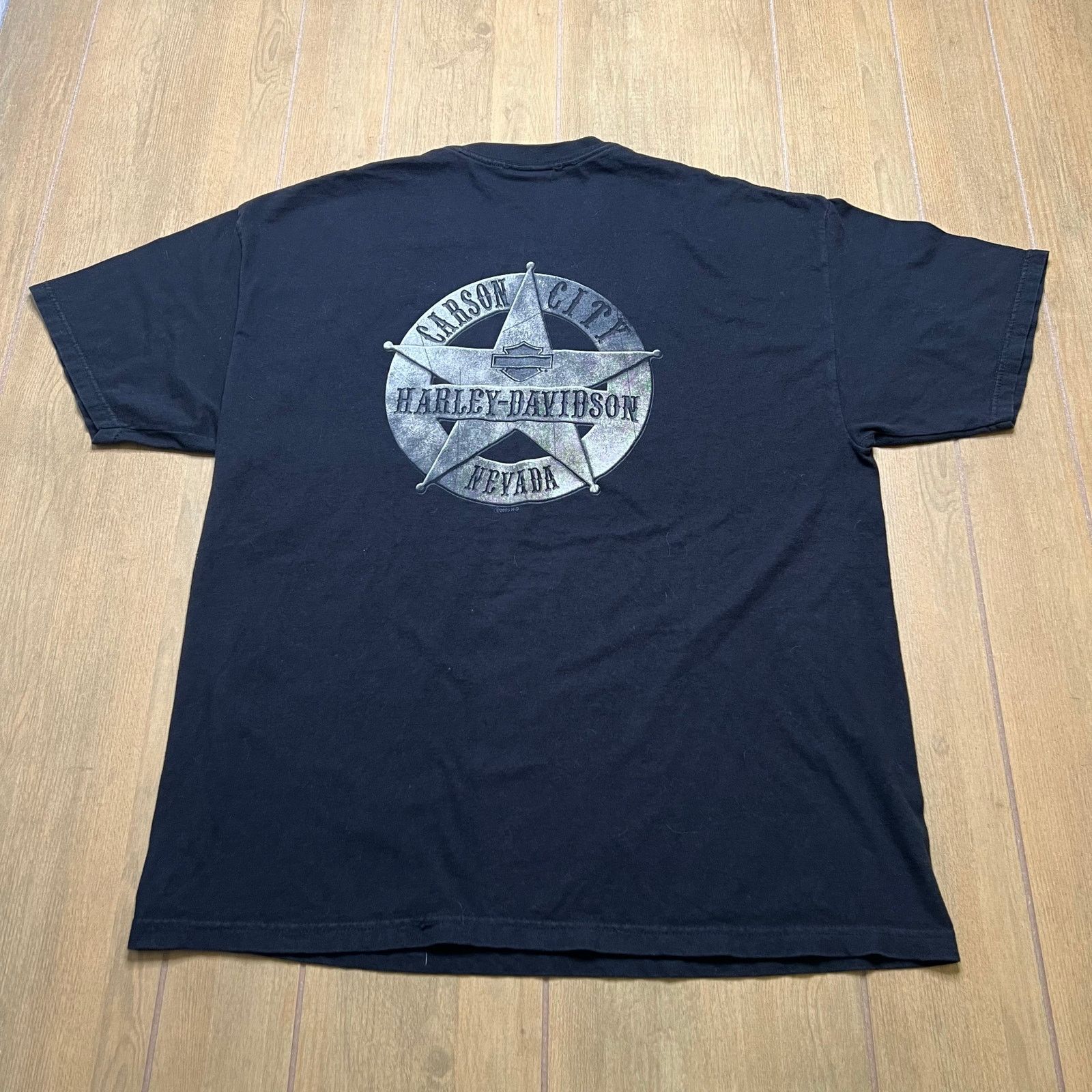 Harley Davidson HARLEY DAVIDSON MENS T-SHIRT LOGO Carson City Nevada Large Size US XL / EU 56 / 4 - 6 Thumbnail