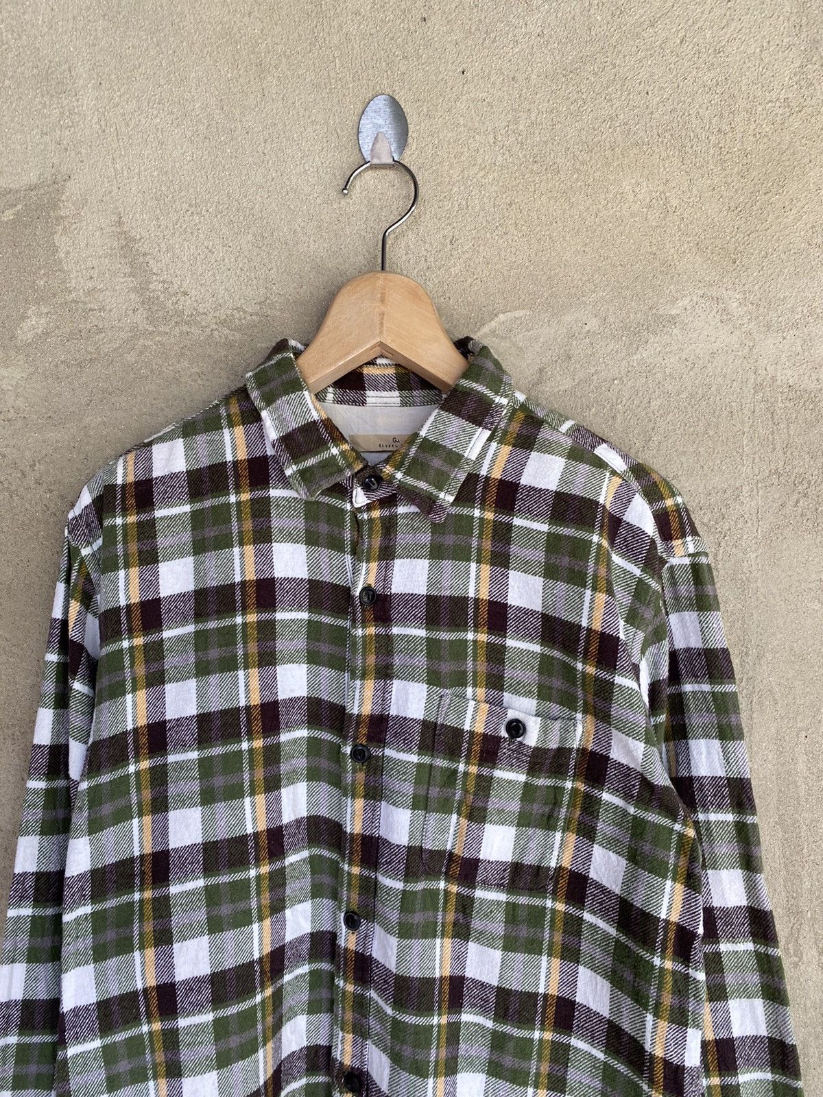 Global Work Japanese Brand Global Work Plaid Tartan Flannel Shirt Size US L / EU 52-54 / 3 - 3 Thumbnail