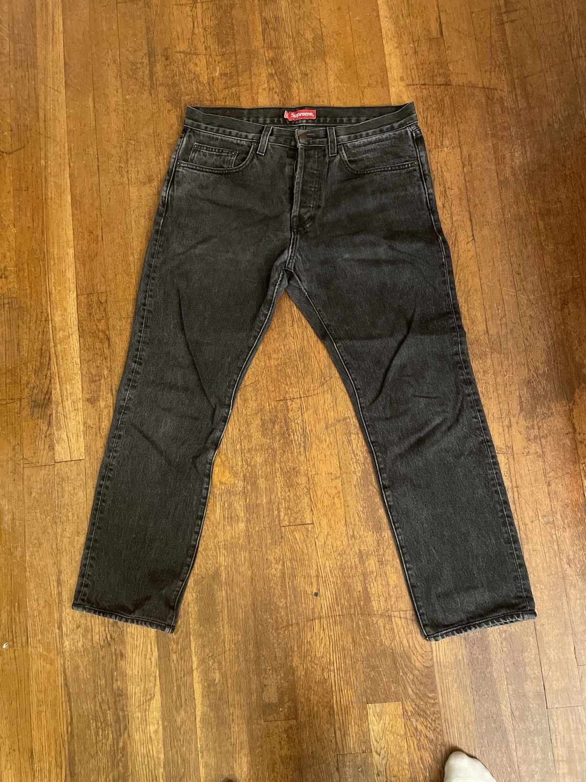 Supreme stone washed slim jean on sale