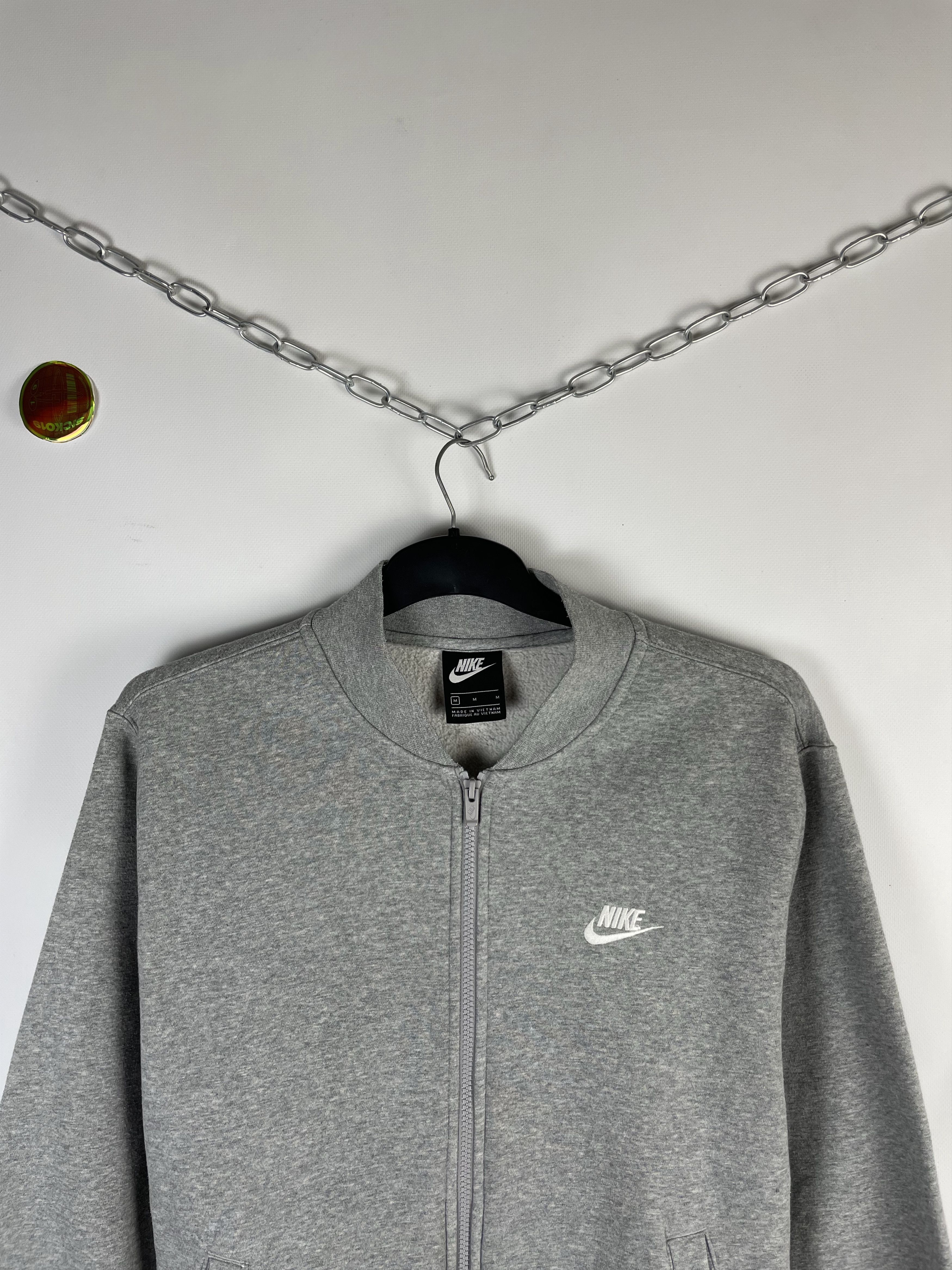 Nike Nike Mens Cotton Bomber Jacket Zip Hoodie Y2K Size US M / EU 48-50 / 2 - 3 Thumbnail
