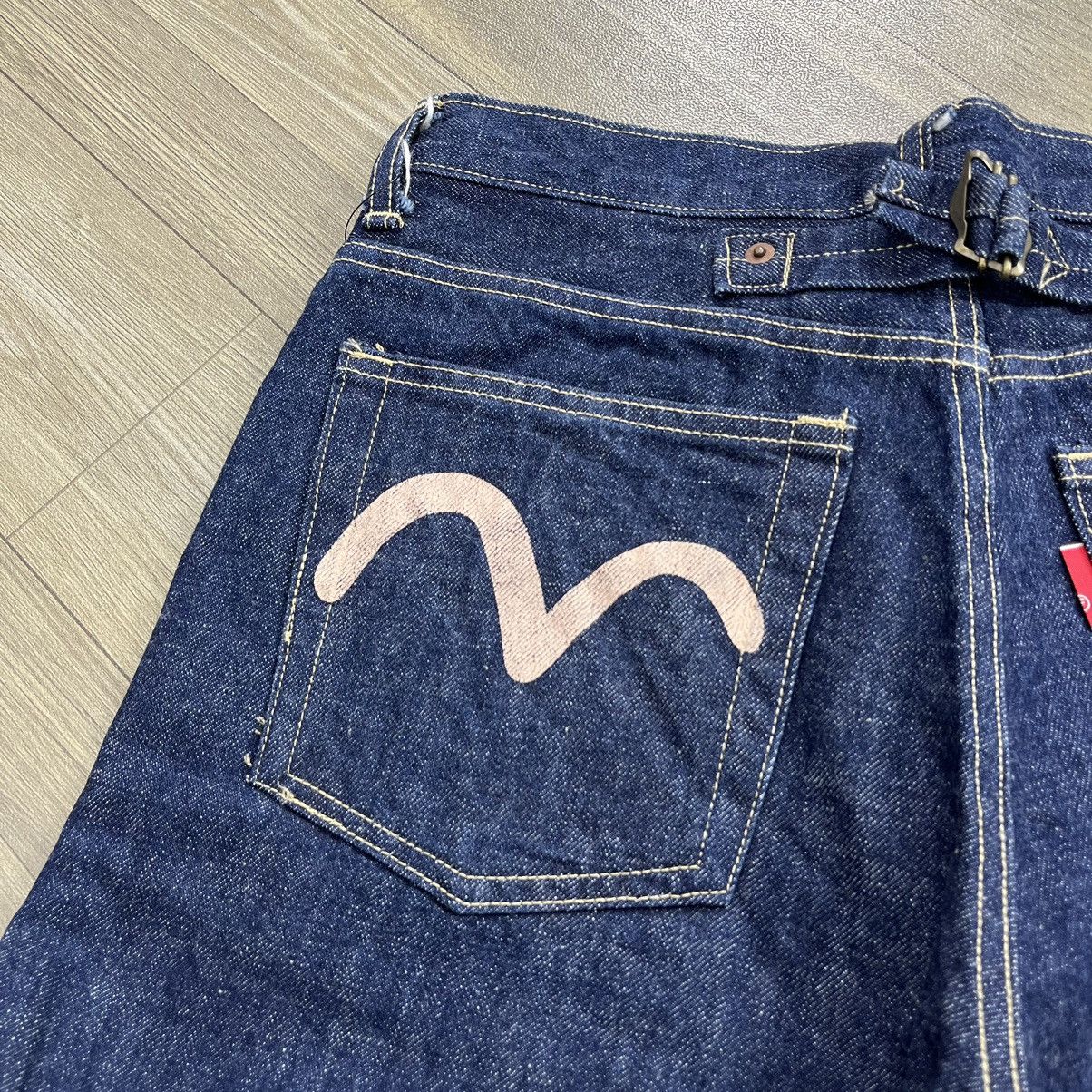 Evisu × Japanese Brand Y2K Japanese Brand Like Evisu Selvedge Buckle Back Jeans Size US 28 / EU 44 - 3 Thumbnail