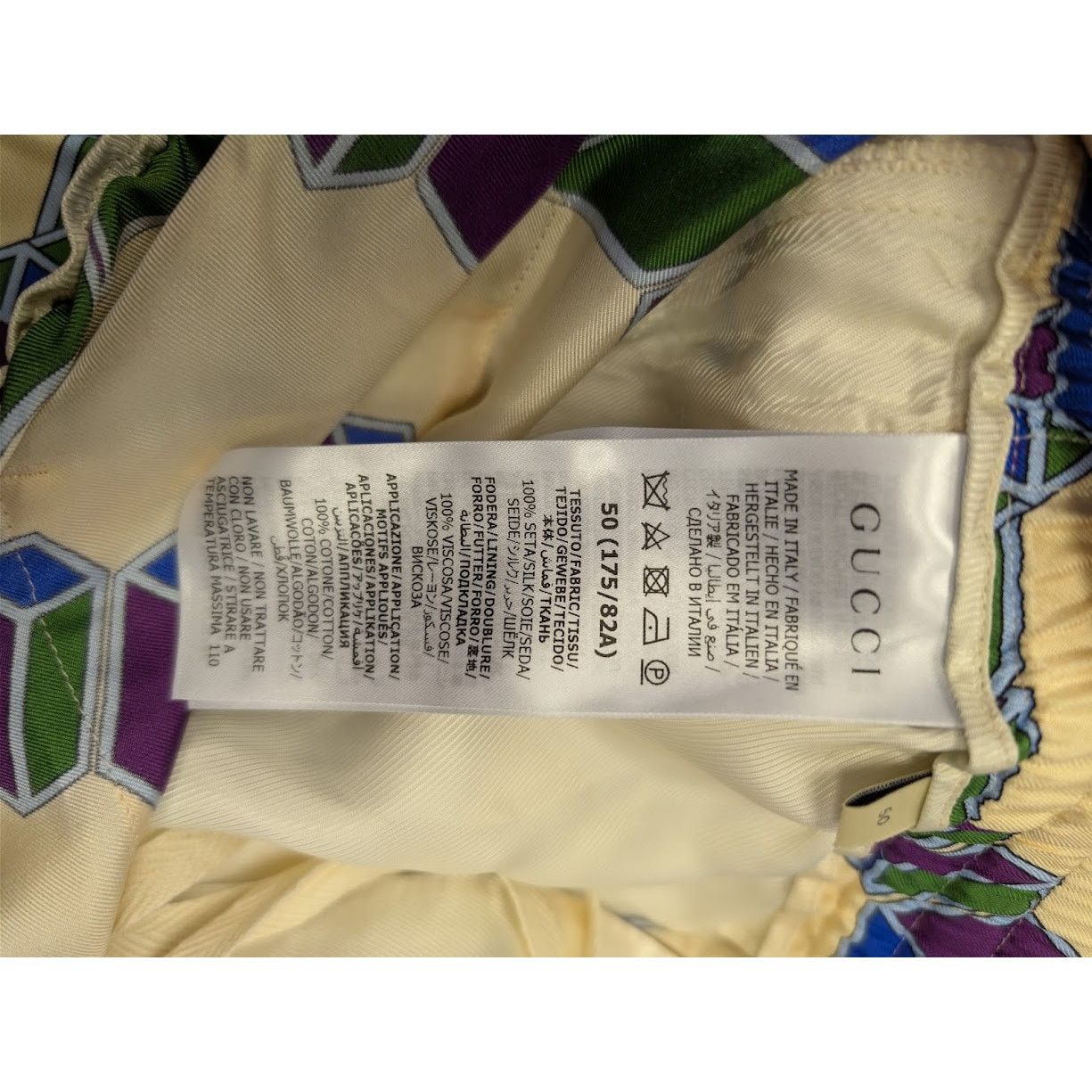 Gucci o1rshd1 Short Pants in Ivory/Blue Size US 34 / EU 50 - 17 Thumbnail