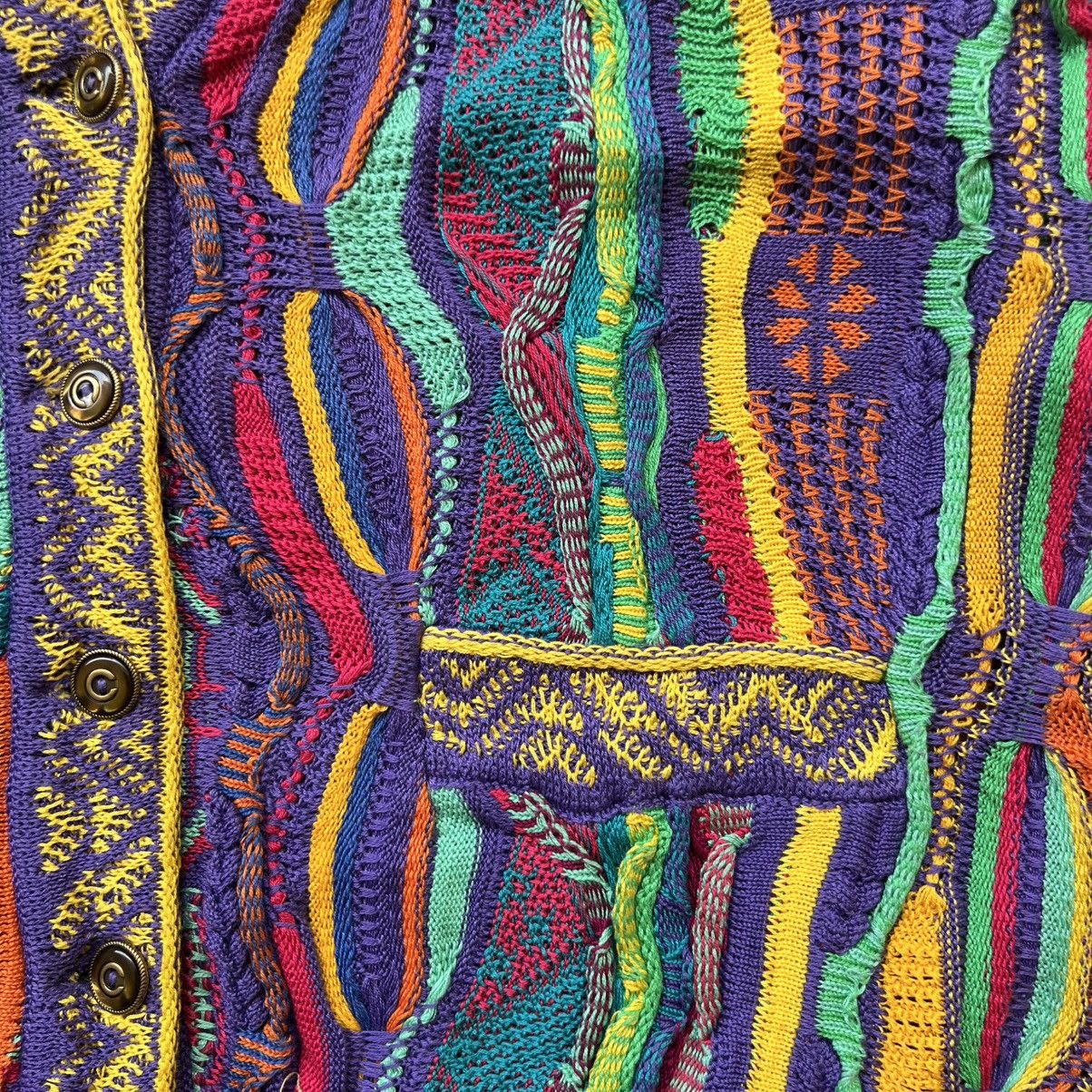 Coogi × Vintage Crazy Vintage Coogi 3D Cable Knit Sweater Size US S / EU 44-46 / 1 - 6 Thumbnail