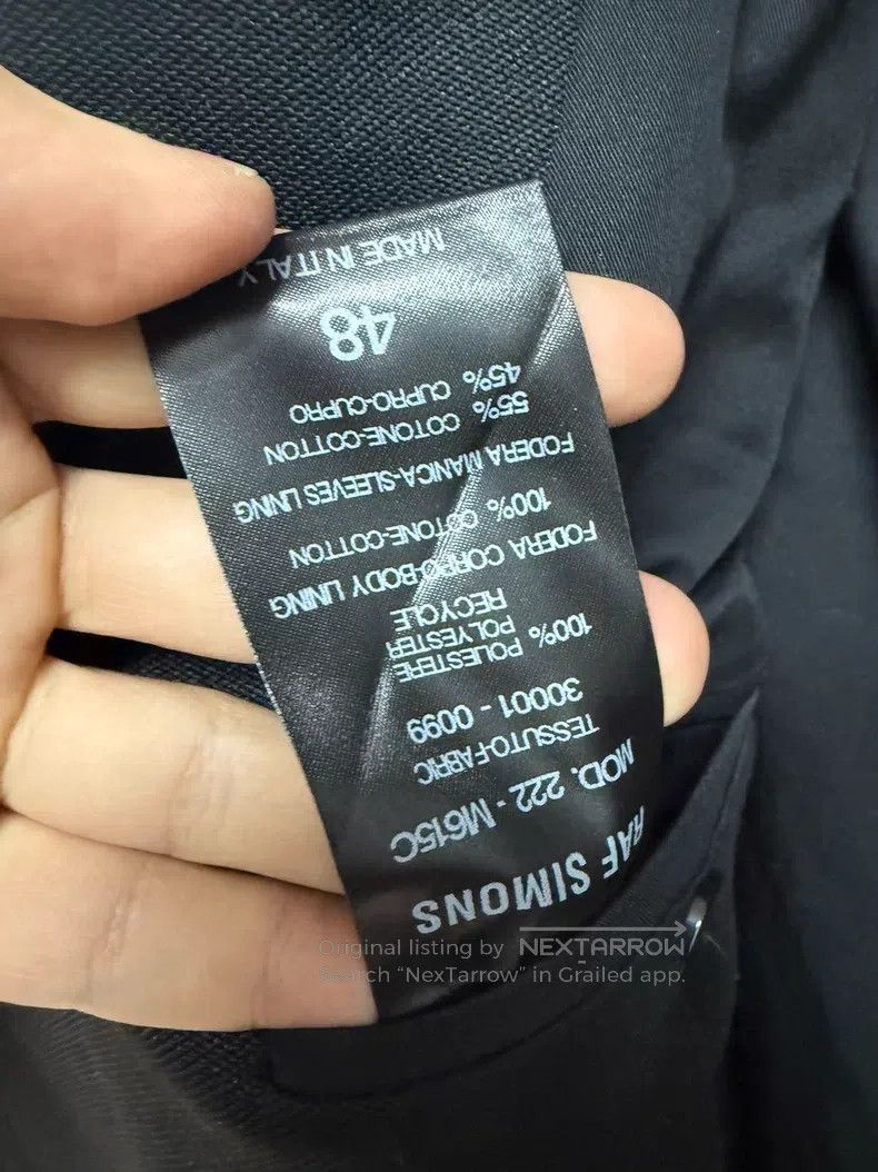 Raf Simons Raf Simons Painted Print Wool Coat Size US M / EU 48-50 / 2 - 8 Thumbnail