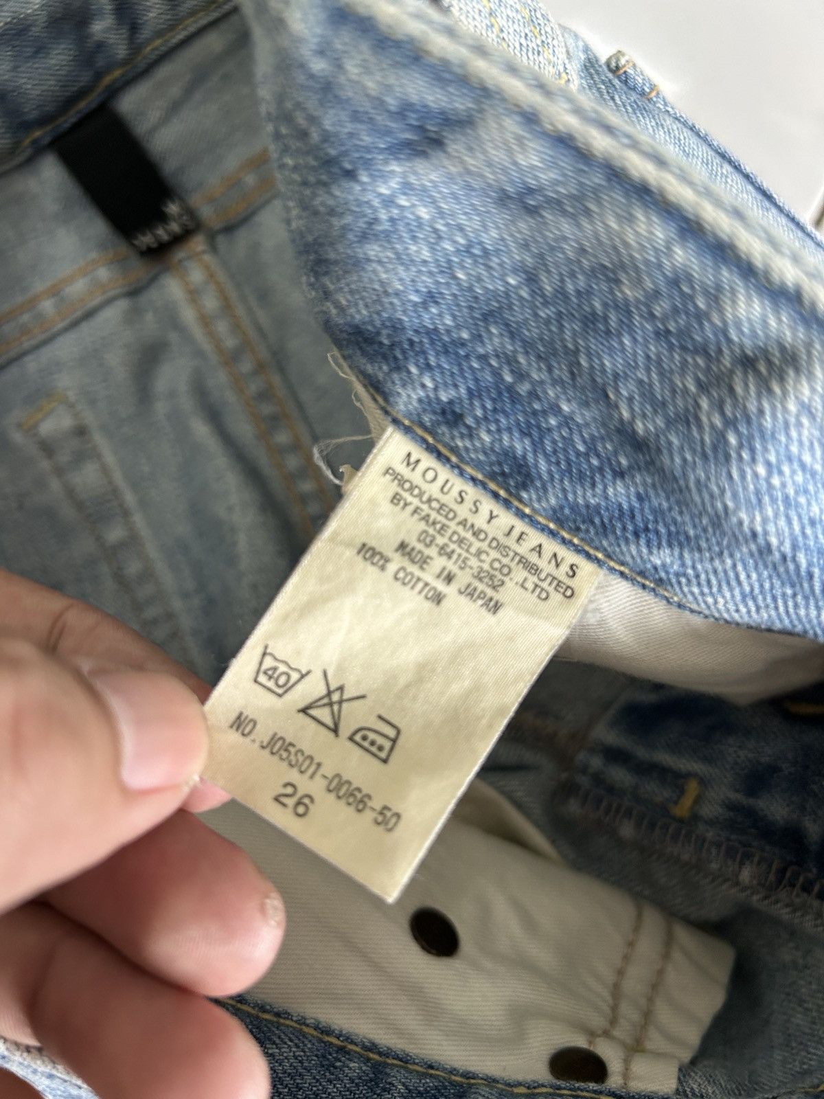 Japanese Brand × MOUSSY Vintage y2k Japanese Moussy Painted Flare Jeans Size US 31 - 13 Thumbnail
