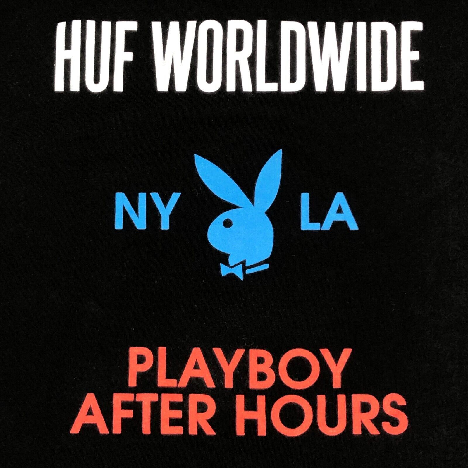 Huf × Playboy HUF Playboy Bright Lights Black Long Sleeve T Shirt Size XL Size US XL / EU 56 / 4 - 6 Thumbnail