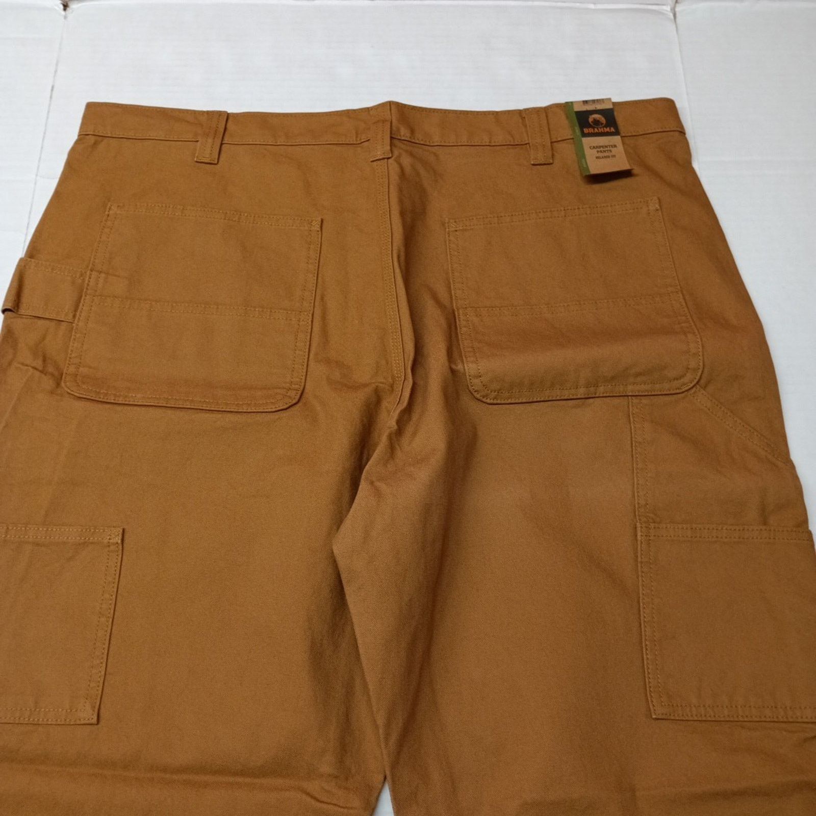 Other Brahma Work Carpenter Pants Men Size 42x32 Relaxed Fit Brown Size US 42 / EU 58 - 7 Thumbnail