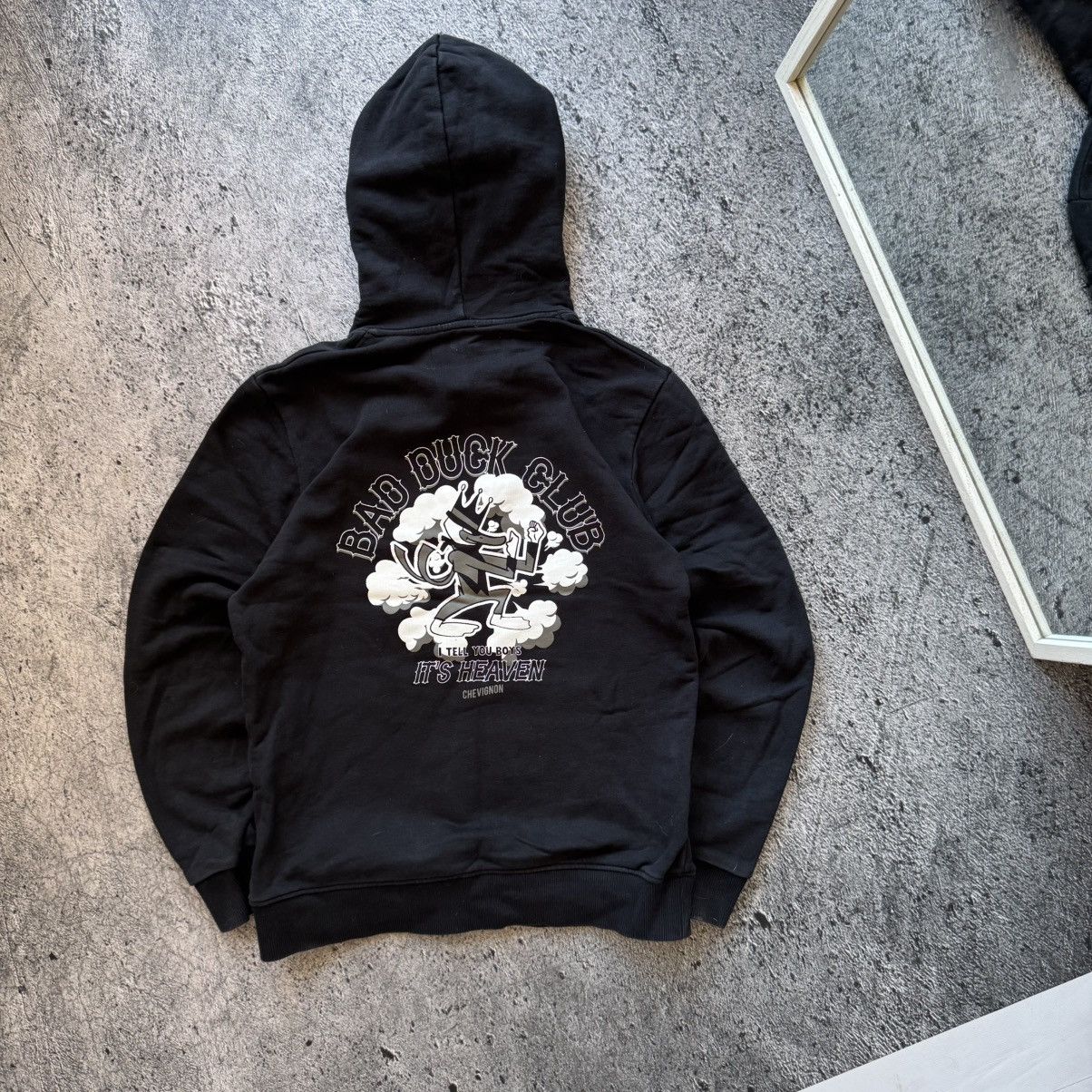 Chevignon Chevignon black hoodie bad duck club Size US M / EU 48-50 / 2 - 1 Thumbnail