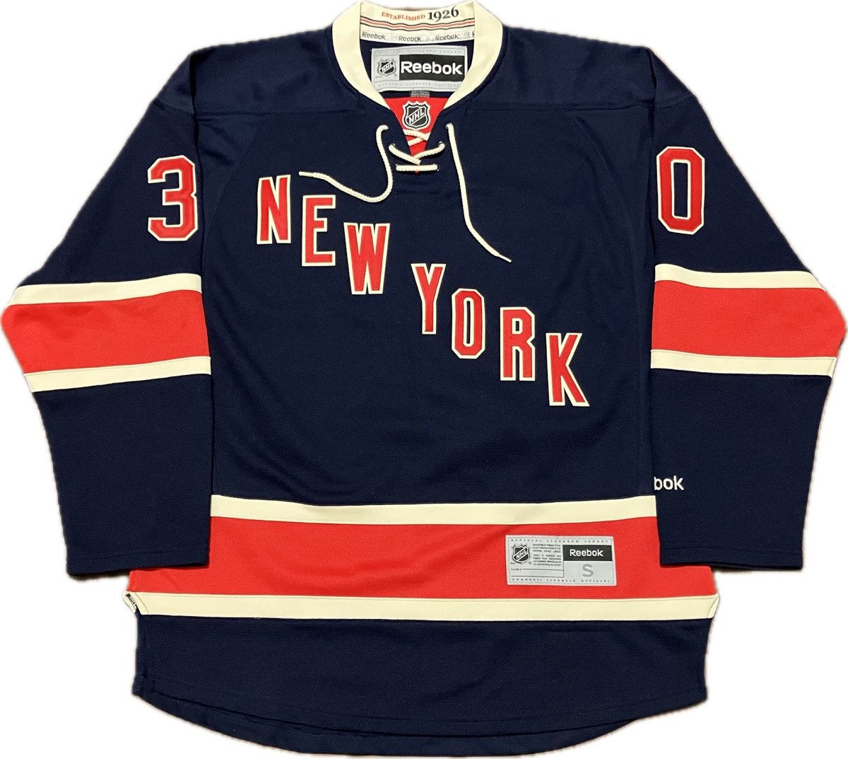 Reebok New York Rangers Lundqvist Reebok NHL Hockey Jersey Size S Size US S / EU 44-46 / 1 - 1 Thumbnail