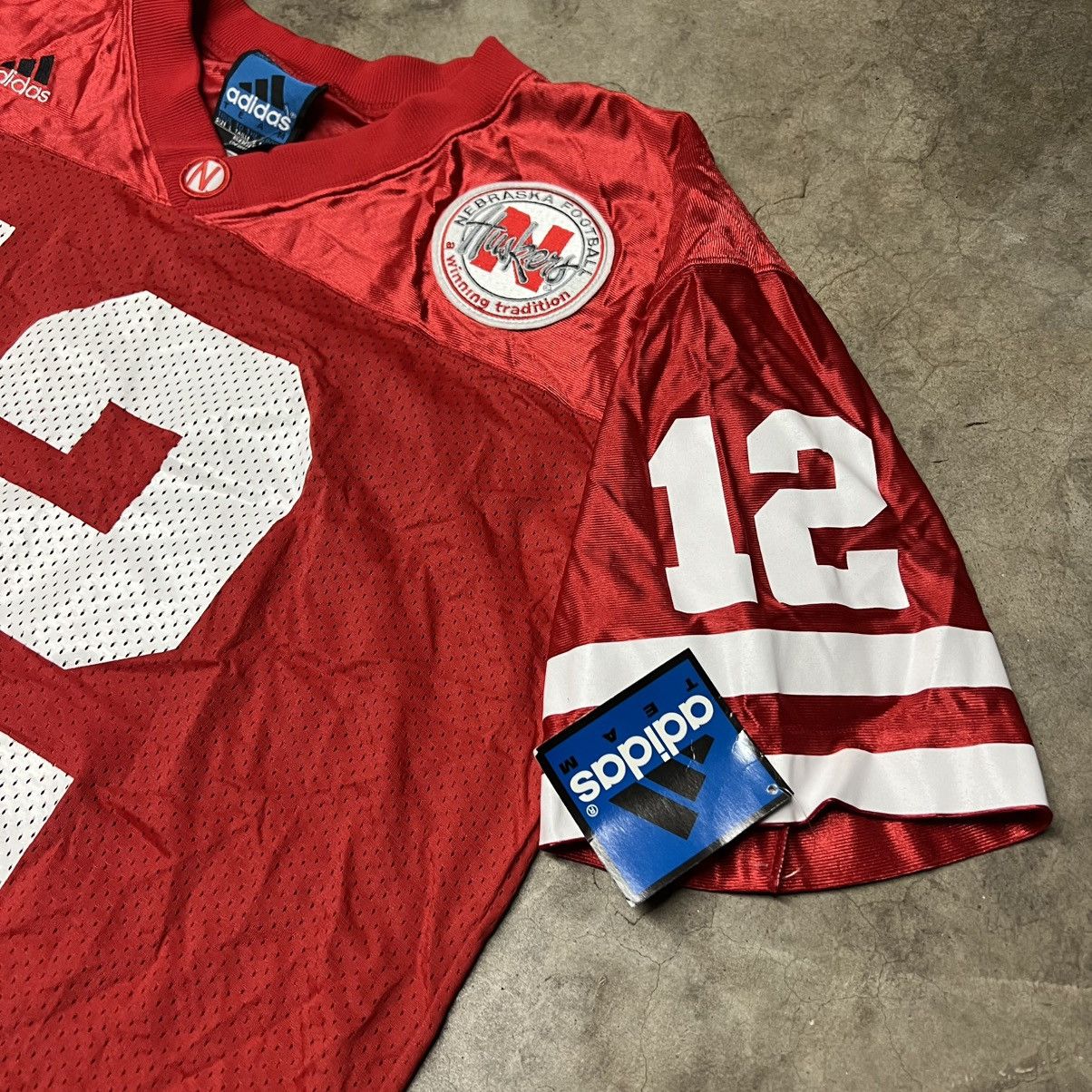 Adidas × Vintage Vintage 90’s NCAA Nebraska Huskers Adidas Football Jersey Size US L / EU 52-54 / 3 - 2 Thumbnail